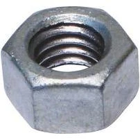 Midwest Fastener 05617 Hex Nut, Coarse Thread, 3/8-16 Thread, Galvanized