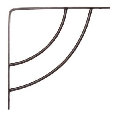 Knape & Vogt John Sterling Bronze Bracket 12 Ga. 8 in. L 100 lb