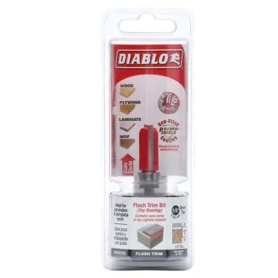 1/2 in. x 1 in. Carbide Top-Bearing Flush Trim Router Bit