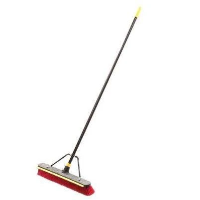 2-In-1 Pushbroom & Squeegee with Brace