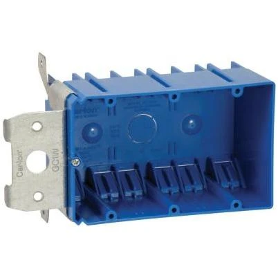 Carlon Adjust-A-Box 3-Gang PVC Molded Wall Box