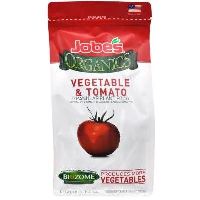 Organic Vegetable & Tomato Fertilizer, 2-7-4, 4 Lbs.