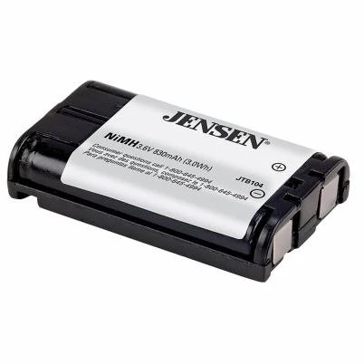 Cordless Phone Battery, 830mah Nimh, 3.6-volt For Panasonic & Philips Models
