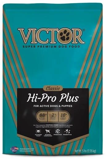 Victor Hi-Pro Plus Formula Dry Dog Food - 50lb