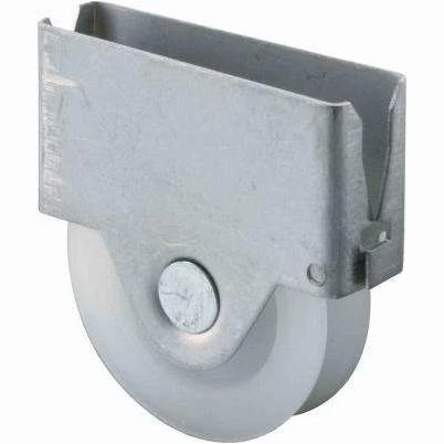 Sliding Screen Door Roller, 1 In. Nylon Wheel, Aluminum Housing, 2-Pk.