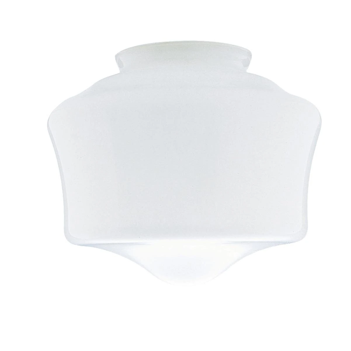 Westinghouse White 6-1/4 In. x 7-1/4 In. Schoolhouse Ceiling Shade