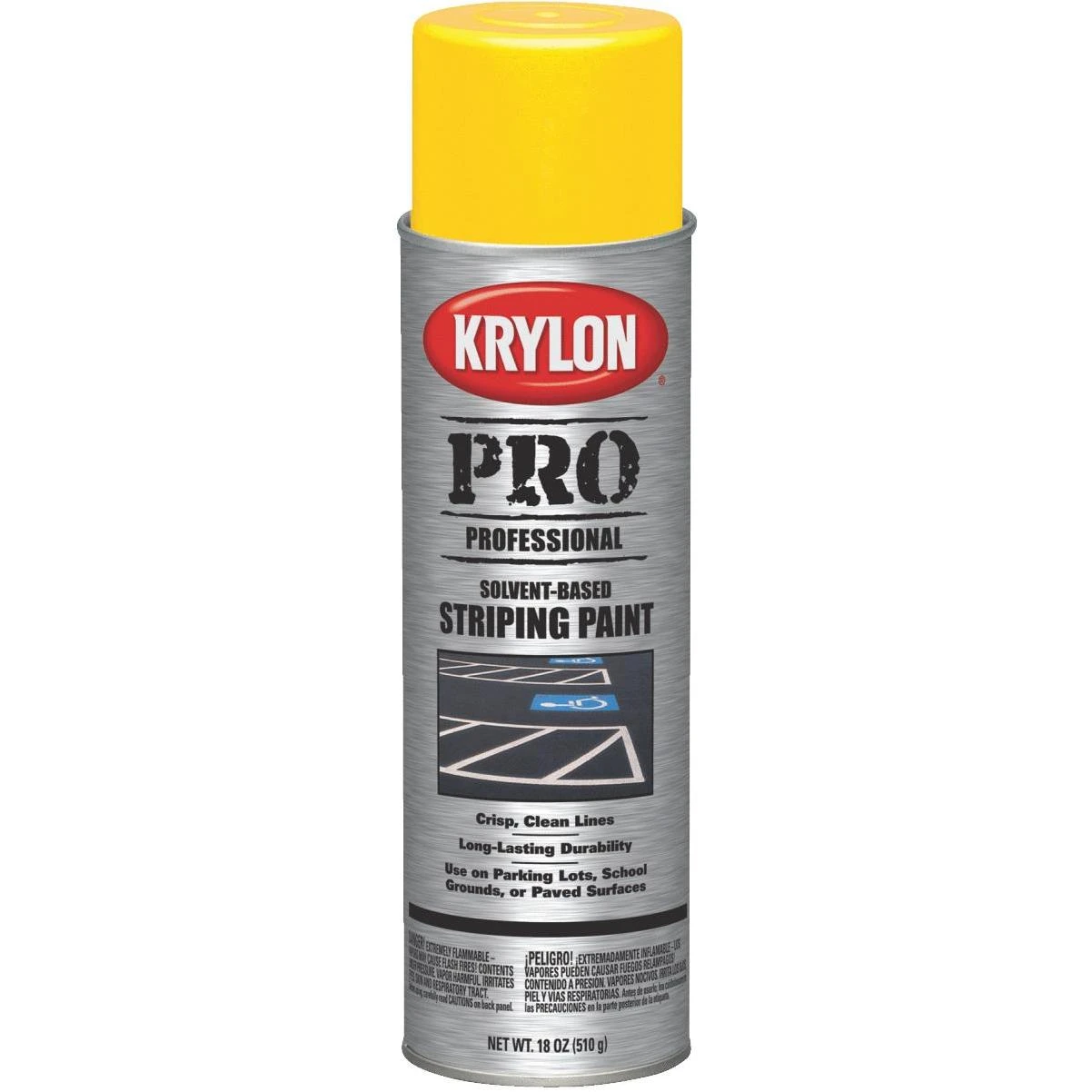 Krylon Highway Yellow 18 Oz. Professional Striping Paint