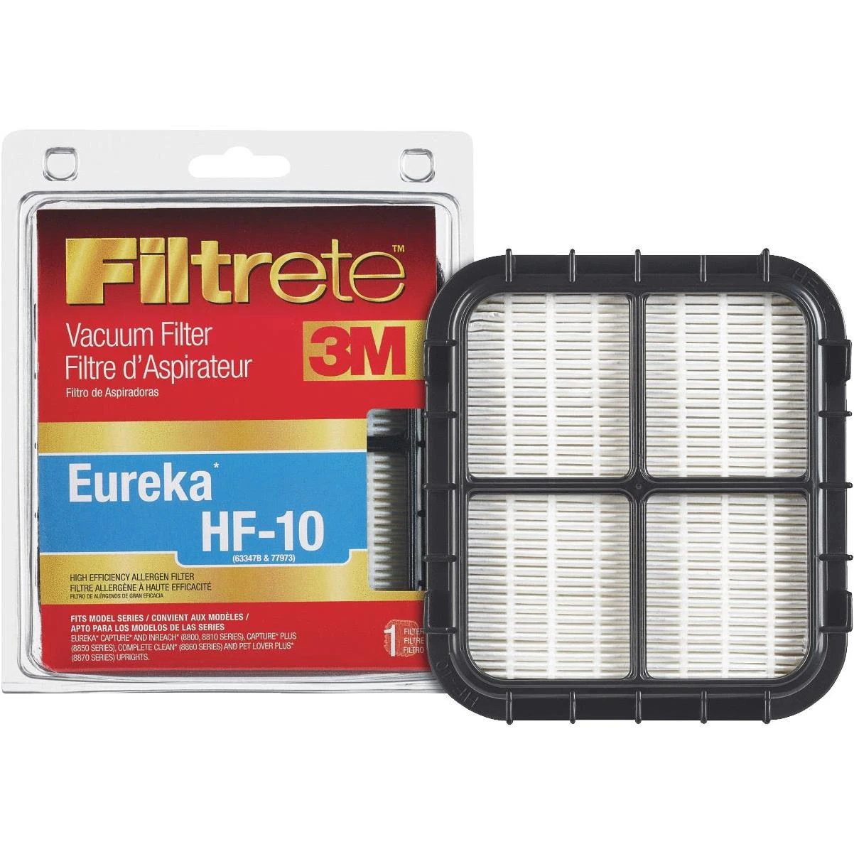 3M Filtrete Eureka Type HF10 HEPA 8800, 8810, 8850, 8860,& 8870 Series Vacuum Filter