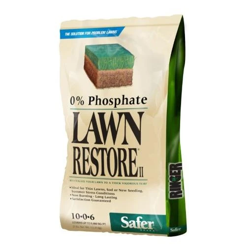 Lawn Restore Fertilizer, 20 Lbs., Covers 5000 Sq. Ft., 9-0-2