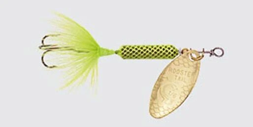 Wordens Original Rooster Tail Spinner Lure, Chartreuse, 1/8 Ounce