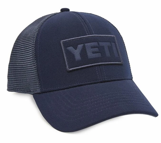 YETI Navy on Navy Patch Trucker Hat