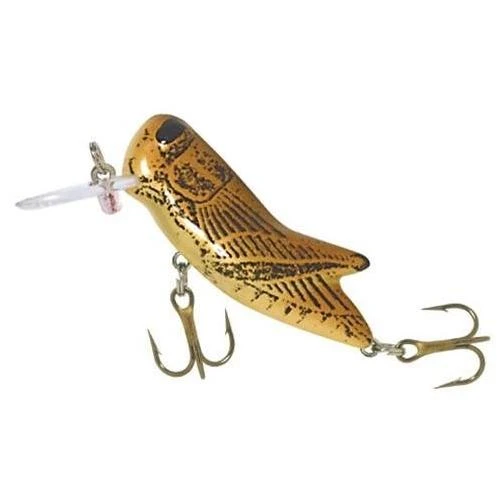 Crickhopper Fishing Lure - 1 1/2 Inch, Brown Cricket, 3/32 Ounce
