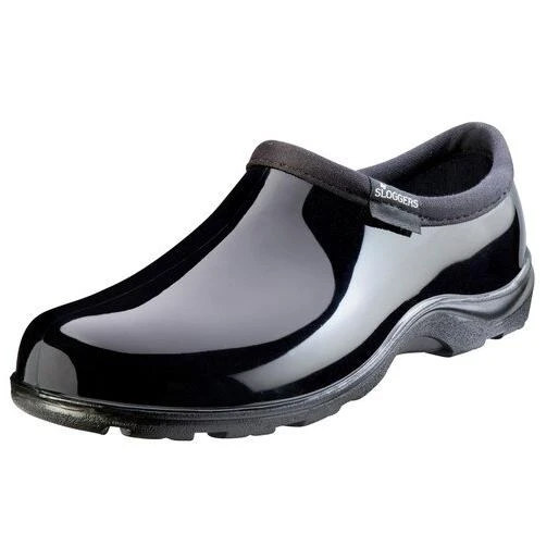 Size 10 Black Waterproof Garden Shoe With Comfort Insoles