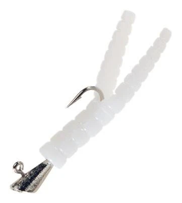 8 Piece Trout Magnet Set - 1/64 Oz. White Fishing Lures