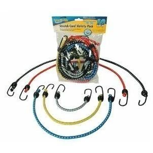 Erickson Assorted Vinyl Coated Wire Bungee Cord Set