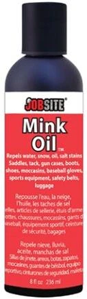Premium 8 Oz Mink Oil - Waterproof Leather Conditioner For Boots, Shoes & More