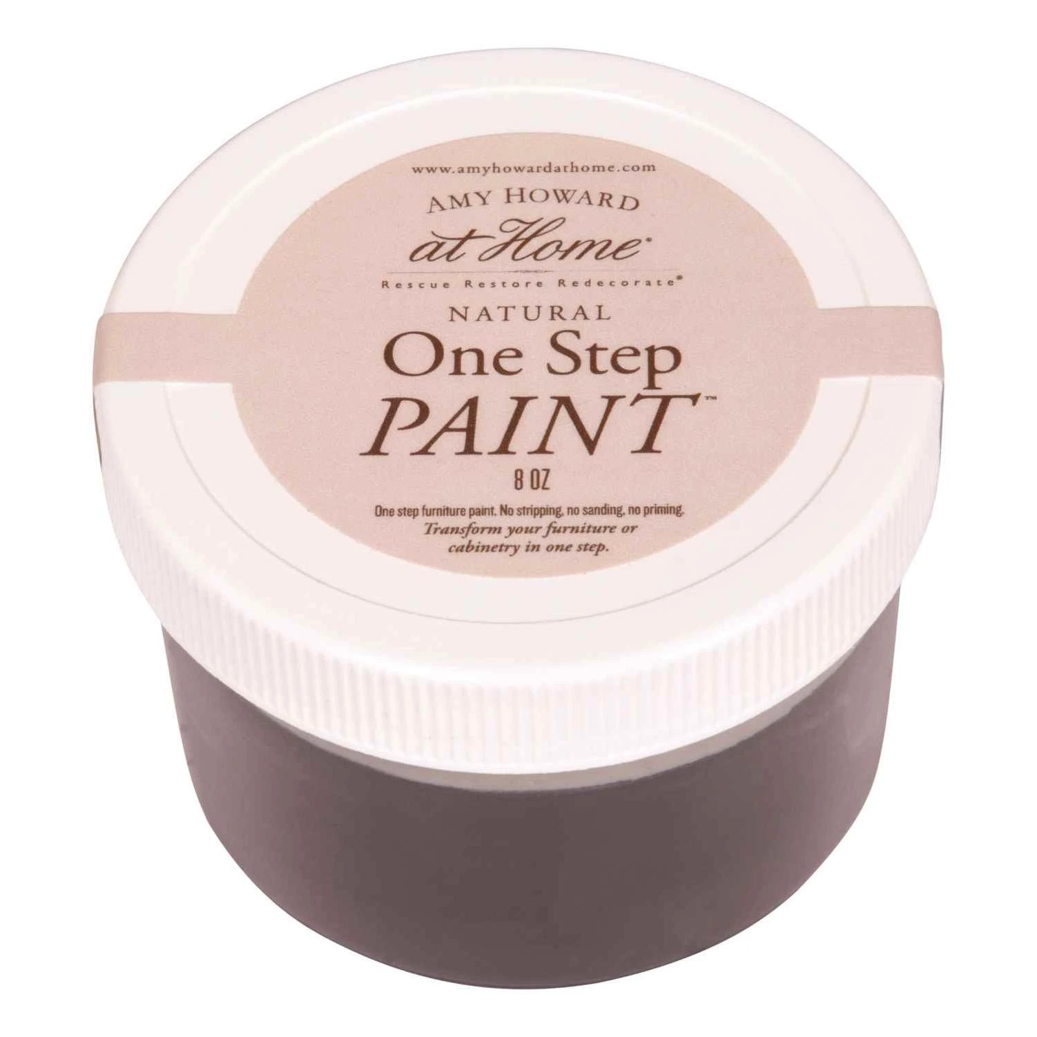 Amy Howard at Home Flat Chalky Finish Black One Step Paint 8 oz.