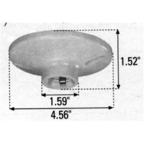 Cooper Wiring Devices S1174w-sp Ceiling Receptacle Lamp Holder, White