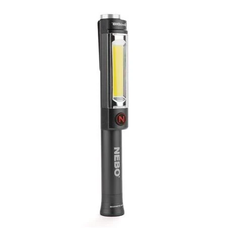 Nebo Big Larry 2 6737 COB Work Light Flashlight 500 Lumens Pocket Clip Magnetic Base 4 Light Modes