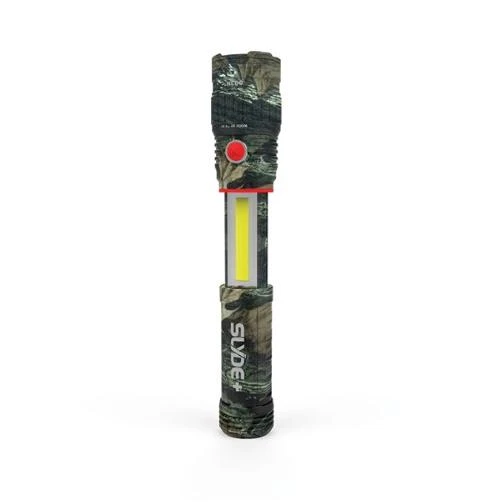 Slyde+ Camo Flashlight & Work Light 200-300 Lumen Cob Led Technology Model 6618