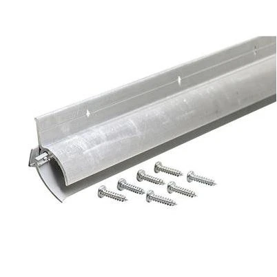 DB037 1.875 in. x 36 in. Vinyl Insert with Drip Cap Mill Door Sweep