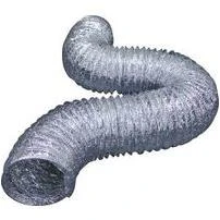 Tb Flex 4In 8Ft Al Lamaflex LAMBRO INDUSTRIES Dryer Vent Hose/Pipe 412 Aluminum