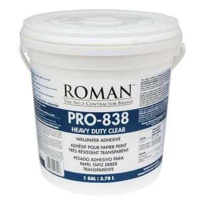 PRO-838 1 gal. Heavy Duty Clear Wallcovering Adhesive