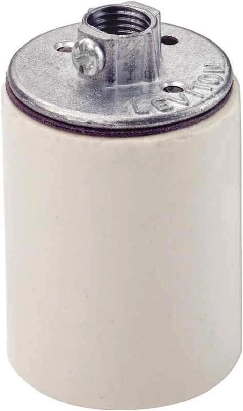 Leviton Porcelain Keyless Lampholder 1 pk