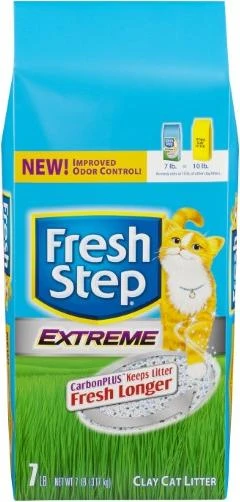 Extreme Non-clumping Clay Cat Litter, 7 Lbs (3.17 Kg) Scented