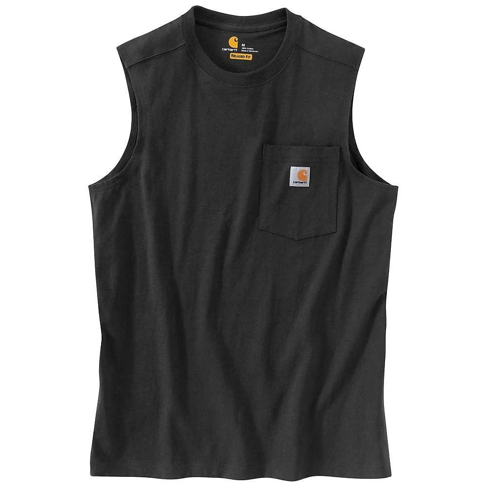 Carhartt Men's Workwear Pocket Sleeveless T-Shirt - XXL Regular - Black