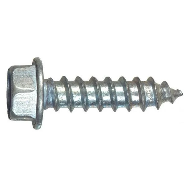Hillman #6 Hex Washer Slotted Head Sheet Metal Screw