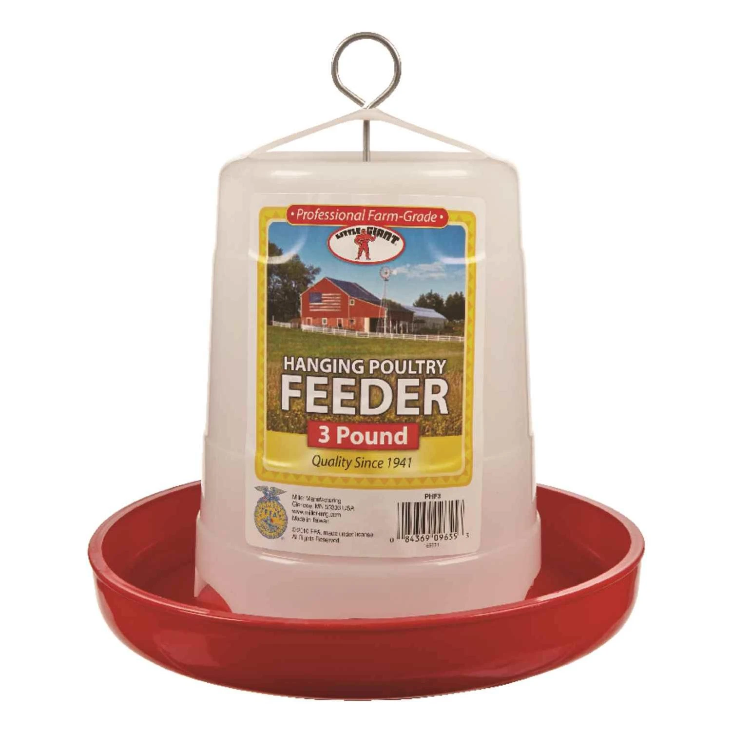 Miller Little Giant 48 oz. Feeder For Poultry