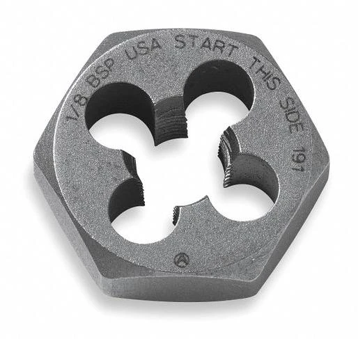 20762 1-inch 10-24 Nc Hexagon Die - High Carbon Steel