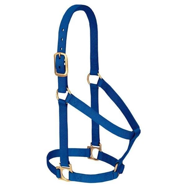 BLUE WEAVER WESTERN TACK BASIC HORSE HALTER 1" SMALL HORSE WEANLING DRAFT