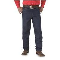 Wrangler Apparel Mens  Cowboy Cut Relaxed Fit Jeans 31W x 32L Rigid Indigo