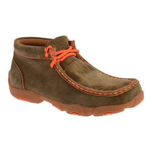 Casual Moc Shoes For Boys Kids - Brown And Yellow - Model Ydm0006