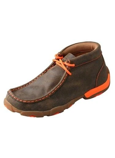 Kids Casual Moc Shoes Size 11 Brown Orange Ydm0006
