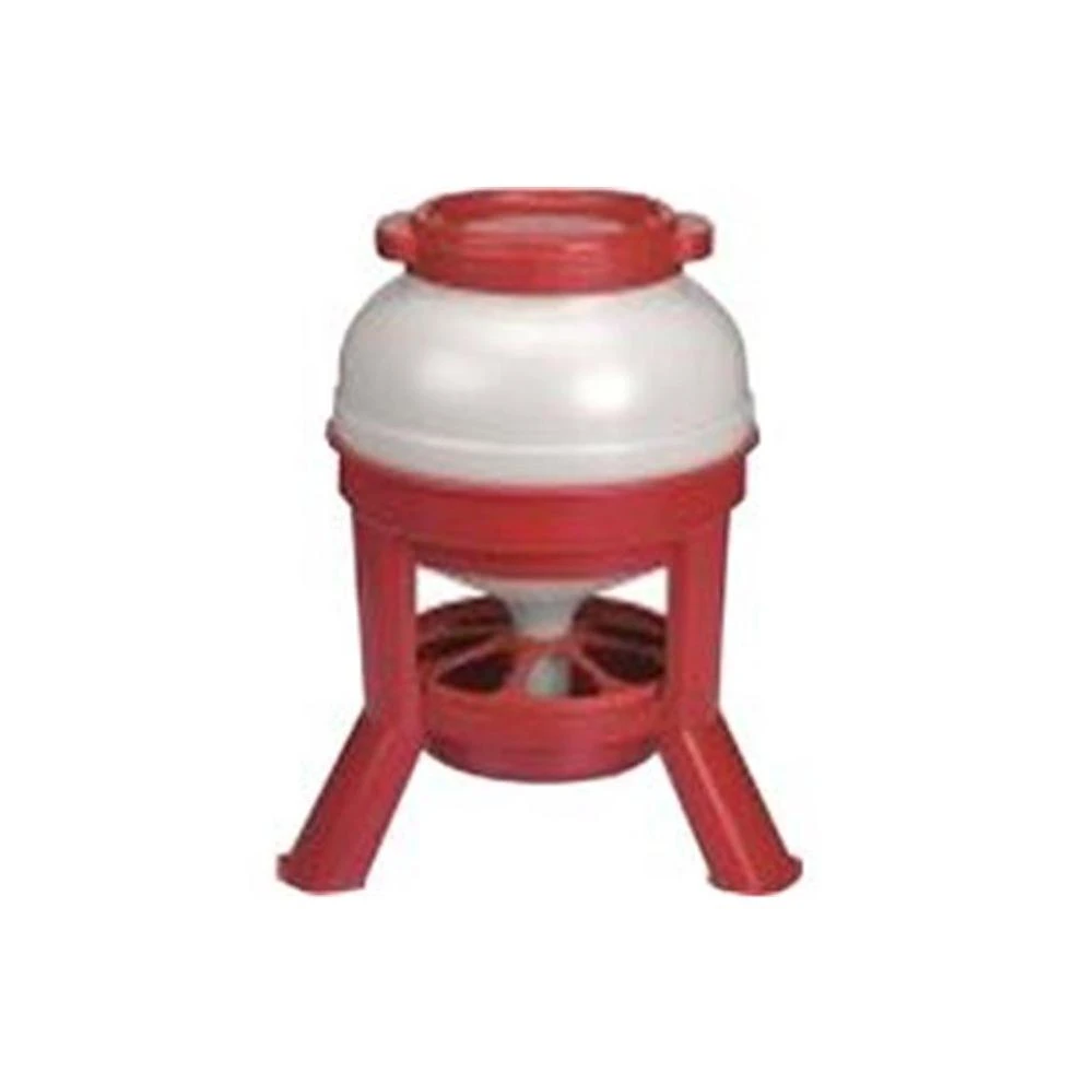 Little Giant 35 Lbs. Plastic Dome Feeder With Legs And Lid