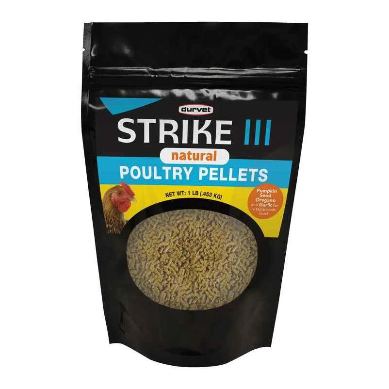 Durvet Strike III Dry Supplement For Poultry 1 lb.