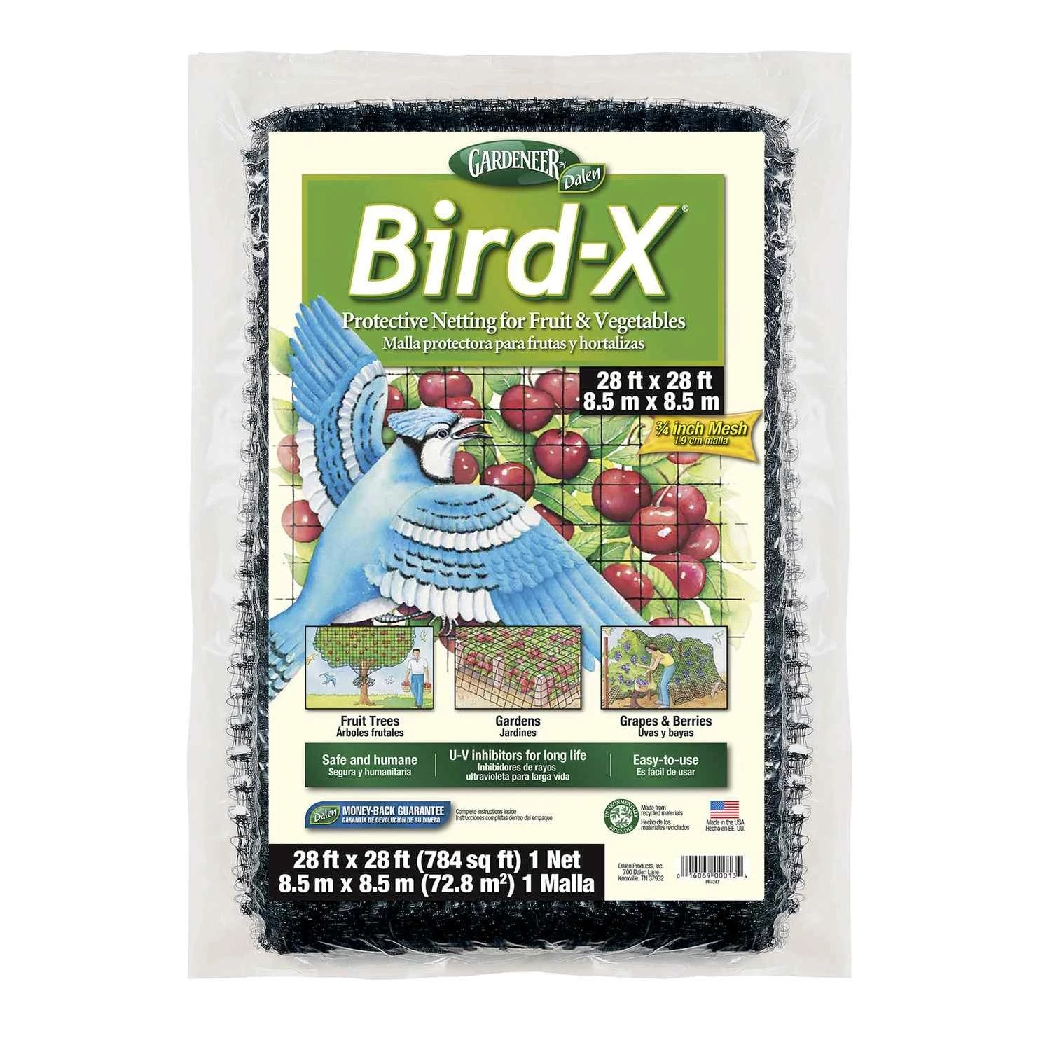 Bird-X Gardeneer Bird Netting For Assorted Species 6 pk