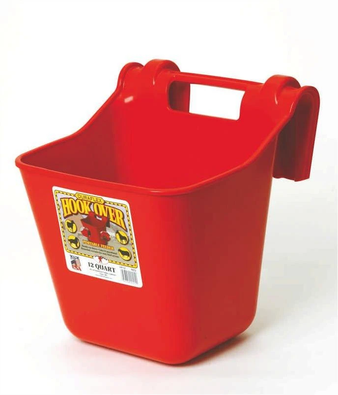 Hook Over Fence Feeder Red 12 Quart - HF12REDA