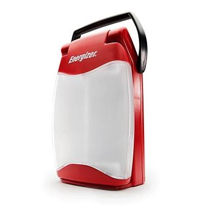 Energizer Weatheready 5.4 In. W. x 7.4 In. H. Red Plastic Folding LED Lantern