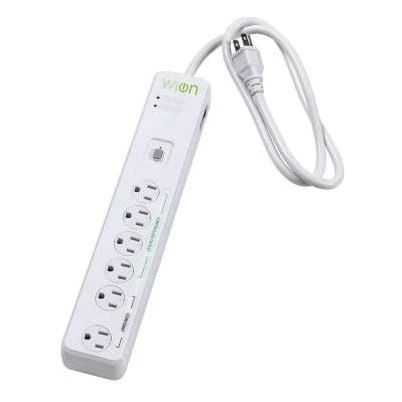 Woods WiOn 900 J 4 ft. L 6 outlets WiFi Surge Protector