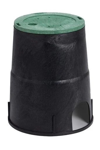 53210 7-inch Circular Valve Box For Underground Irrigation Systems