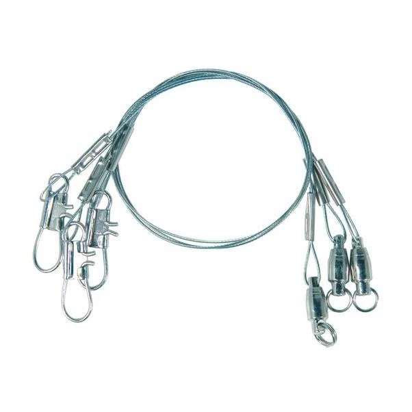 Eagle Claw Steel Leader with Ball Bearing Swivel