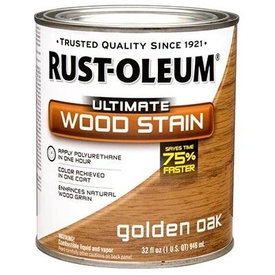 Ultimate Interior Wood Stain in Golden Oak Finish, One Quart Container