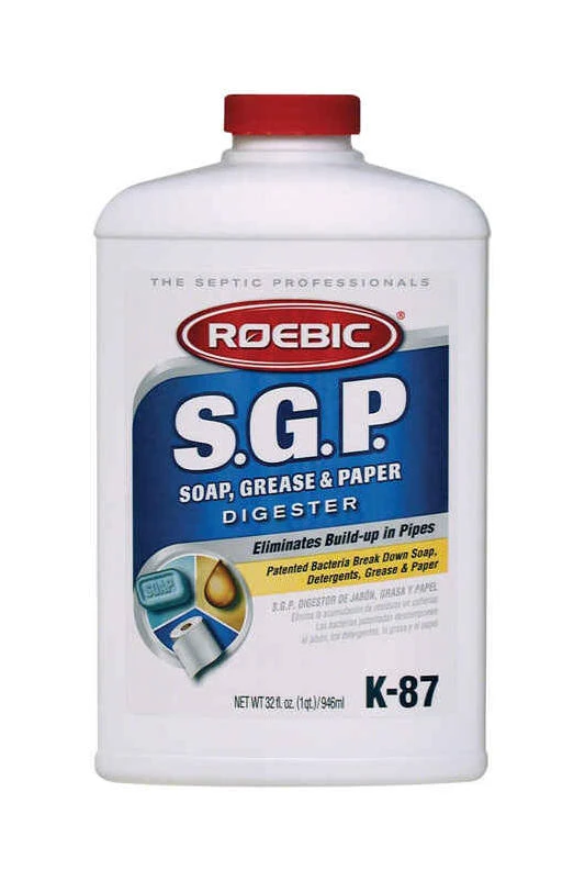 Roebic K-87 Liquid Soap, Grease & Paper Digester 32 oz.