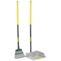 Flexrake 68W Scoop & Rake with Wood Handle