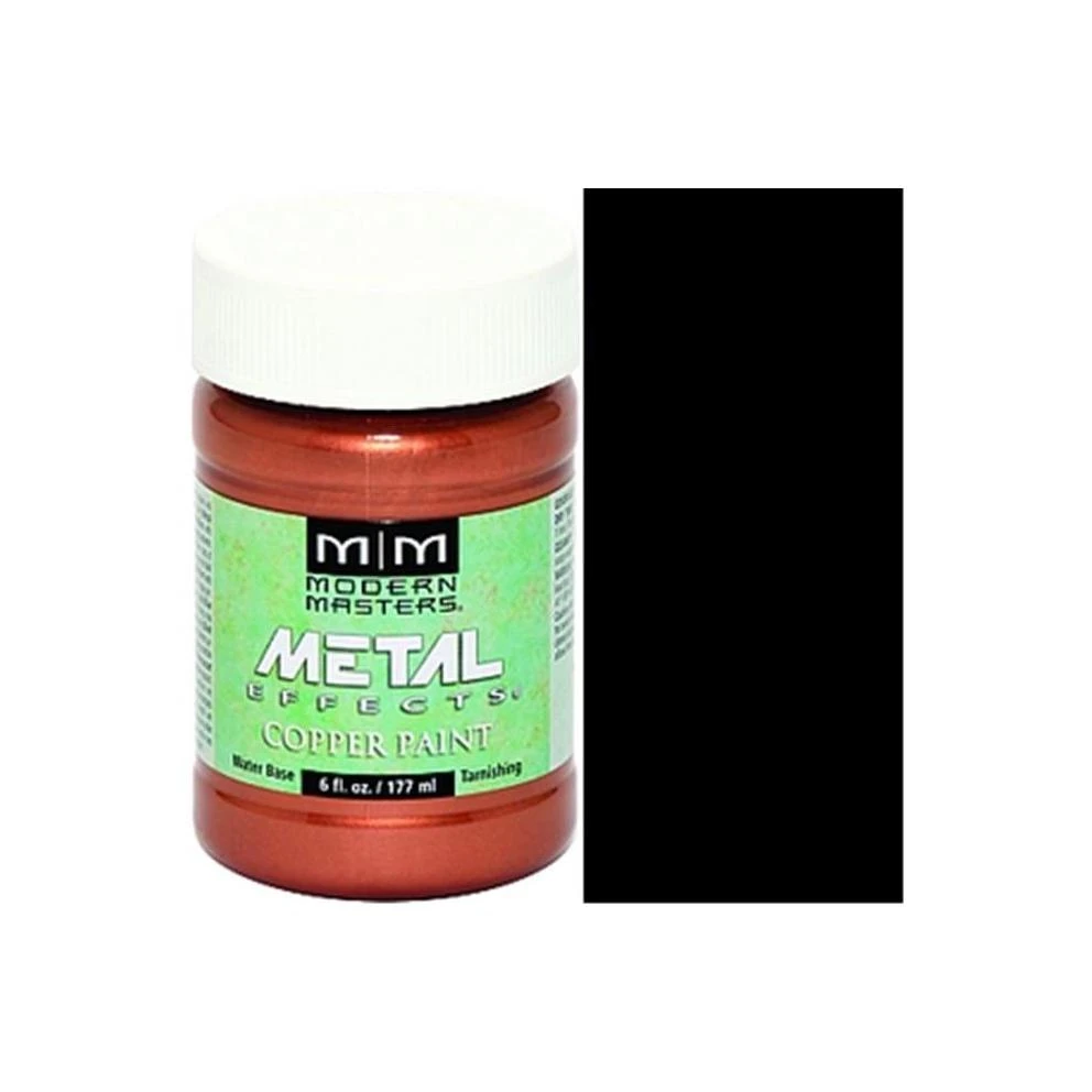 Me149 6 Ounce Copper Reactive Metallic Paint For Decorative Finishes