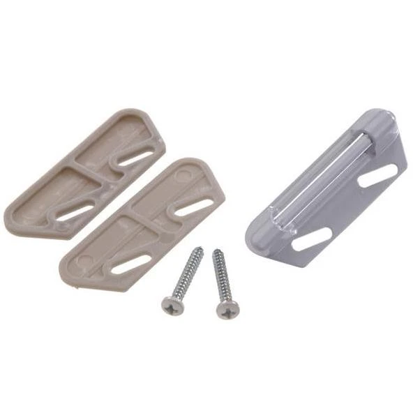 Replacement Strike With 2 Shims, Silver Hillman Misc Door Hardware 852072